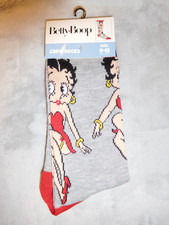 SOCKS  BETTY BOOP Women's Crew Socks  Size 9-13  NWT