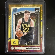 Kyle Filipowski 2024-25 Panini Donruss Optic Red Gold Scope Prizm /99 RC #300