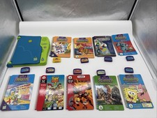 Vintage 2001 LeapFrog Leap Pad Learning System Console 10 Books Works