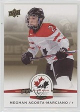 2014 Upper Deck Team Canada Juniors Gold Sepia Meghan Agosta -Marciano #68 0o5t