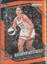 2025 Panini Prizm WNBA #29 Kathryn Westbeld Orange Velocity Prizm