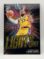 2024-2025 Panini Optic Lights Out Gold Disco #9 LeBron James 1/10 LA Lakers