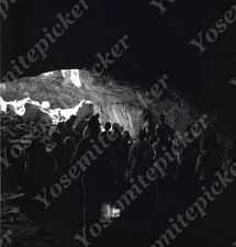 a21  Original Negative 1960's Lassen Volcanic National Park cave 106a