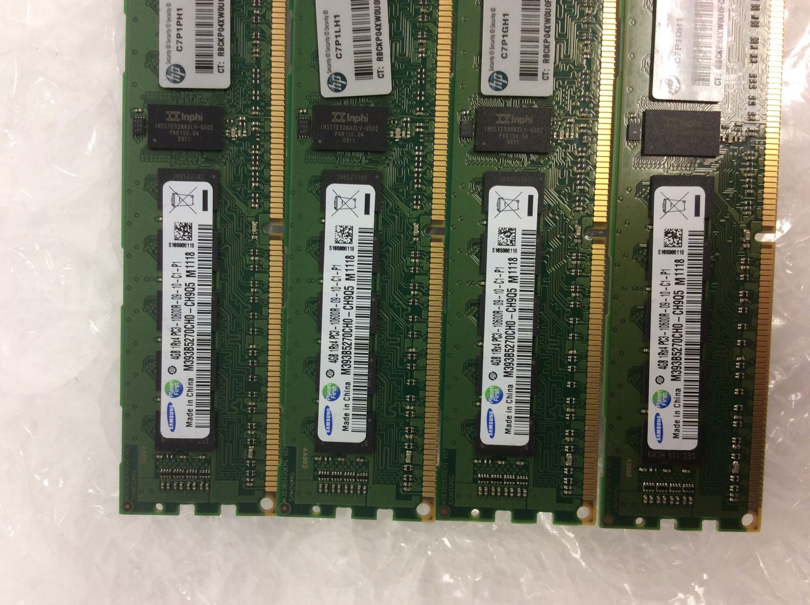 как выглядит 20x SSamsung 4GB PC3-10600R DDR3 ECC Registered Server RAM M393B5270CH0-CH9Q5 фото
