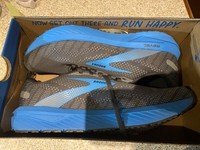 Brooks Revel 6 Men’s Running Shoes Grey Blue Energize Neutral Trainers Size 7.5