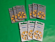 POWER ONE 10 Size HEARING AID BATTERIES-Lot of 10 w/box. EXP. 4/2024