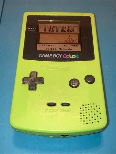Nintendo Game Boy Color Kiwi Lime Green (CGB-001) Tested • Working