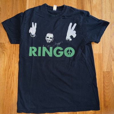 Ringo Starr & His All Star Band  Concert Black T-Shirt   Size Medium BEATLES 