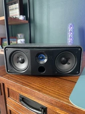 Polk Audio RM Series II Shielded Center Channel Speaker Tested Black Working