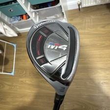 Taylormade M4 #3 Hybrid 19°, Regular Flex Fujikura Atmos Red 6, decent, cover