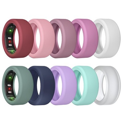 RingConn Gen 2 Silicone Ring Protector 10-Pack, Elastic Covers for Men & Women