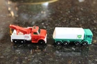 Vintage Lesney Matchbox Red No 71 Ford Deisel TOW TRUCK & BP TANKER #32