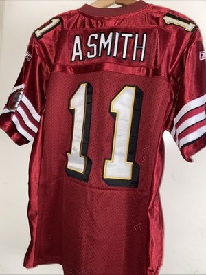 Vtg 2005 SF 49ers NFL stadium Alex Smith On Field Reebok Sewn Jersey NWT SZ56