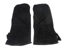 Kaminhandschuh Wildleder Paar Hitzehandschuh Fäustling NEU OVP Backofen , Grill