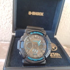 CASIO G-SHOCK G-Shock watch sky blue & black is exploding in popularity