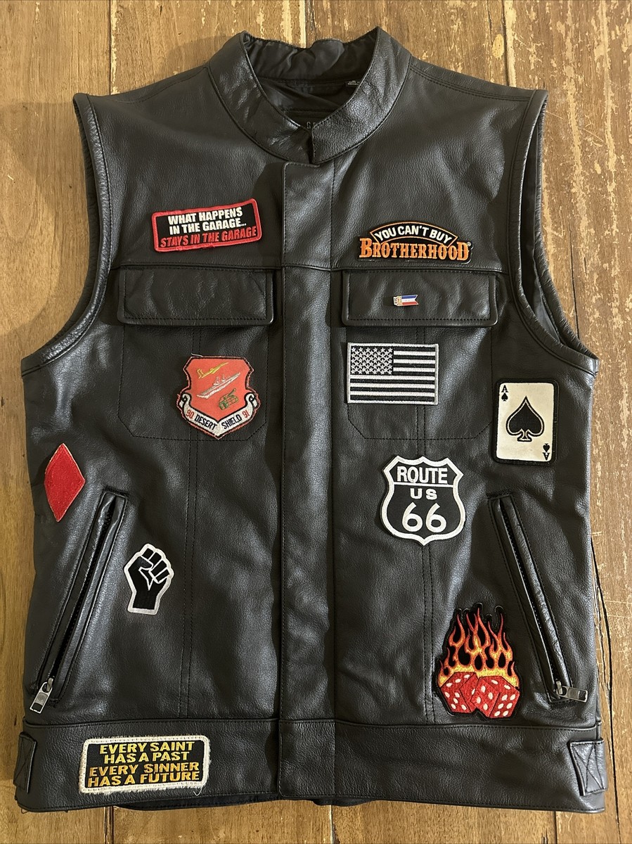 Angel Reyes Mayans Mayans Vest Mc Biker Vest Clearance