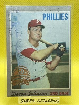 2019 Topps Heritage 50th Anniversary Buyback 1970 - DERON JOHNSON / PHILLIES
