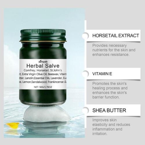 Organic-Herbal Salve - Comfrey Organic-Herbal Salve NEW Ointment 2024 Cream K7J8 - Picture 10 of 17