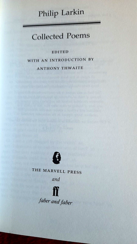 Philip Larkin: Collected Poems (Faber Poetry) by Larkin, Philip Paperback Book - Foto 4 di 10