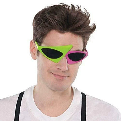 Neon pink best sale glasses