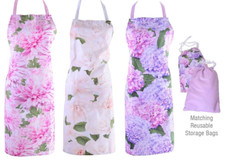 FABRIC APRON Pocket Floral cooking garden Australian Aussie BBQ Storage Bag Gift
