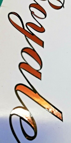 Mirror Chrome outlined vinyl decals sticker letters and numbers for Boat name - 第 5/11 張圖片
