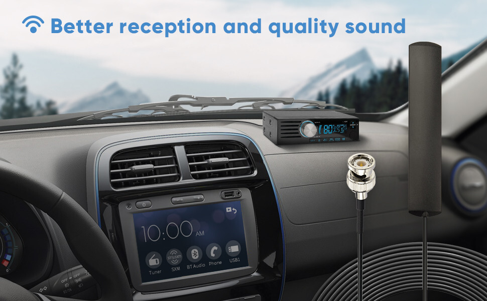 Antenna Adesiva Per Vetro Auto Bingfu VHF UHF BNC – Per Scanner Uniden Bearcat Whistler - Foto 1