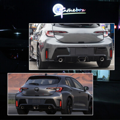 For 2023+ Toyota GR Corolla Red Bumper Tail Brake Light w