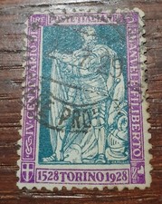 1928 Emanuele Filiberto 5 lire - Certificato Cilio -