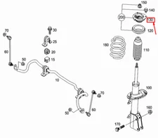 Mercedes-Benz Citan W415 Front Strut Support Bushing A4153230020
