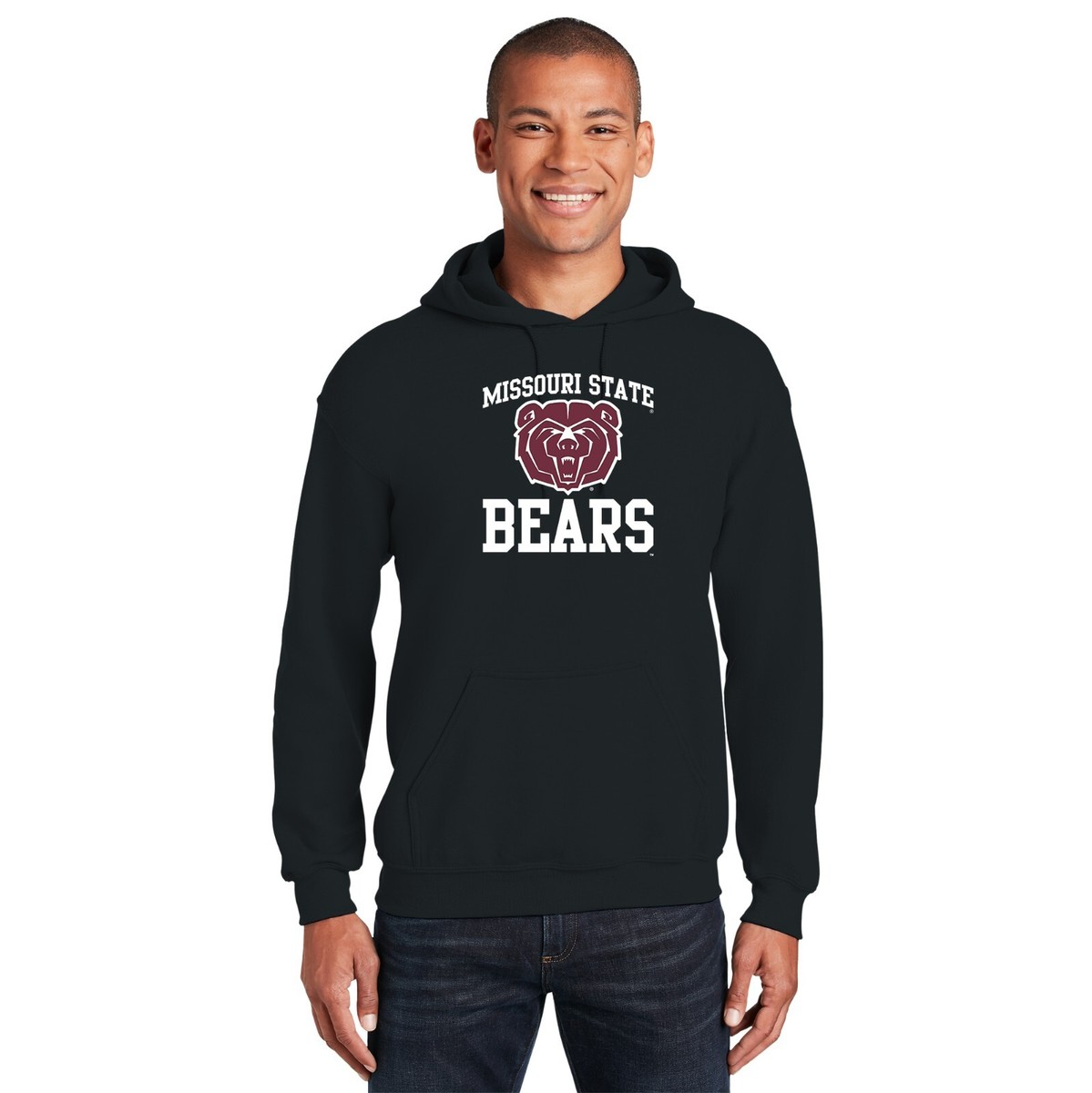 Missouri State Bears Arch Logo Hoodie - Black | eBay