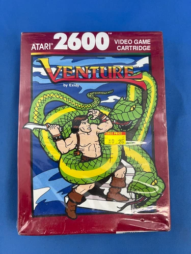 Venture ~ New Sealed  ~ Atari 2600 Coleco ~ Game Cartridge ~ Red Label ~