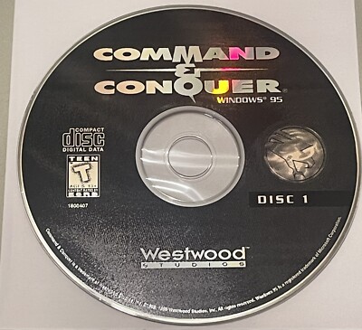 Command & Conquer (First Edition) for Windows 95  2-Disc set RARE! Free Shipping