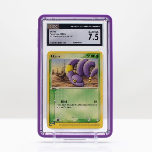 Ekans graded CGC 7.5 for sale on eBay