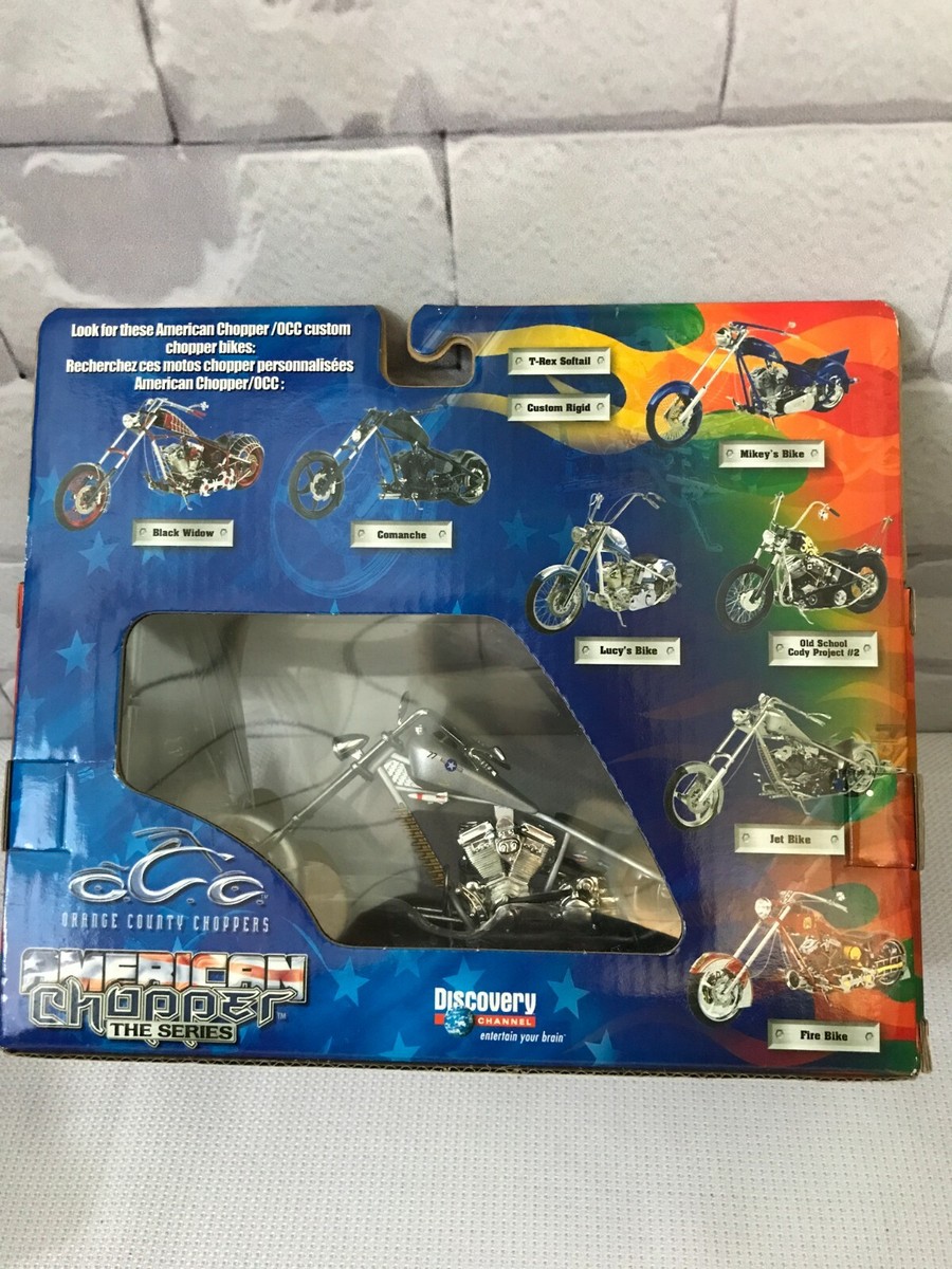 American Chopper Series 1:18 Fire Bike Discovery Channel Orange