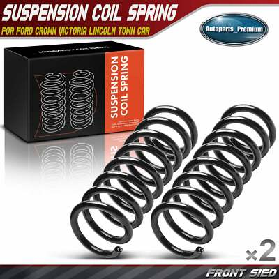 #ad 2pcs Front Left and Right Coil Spring for Ford Crown Victoria Lincoln Mercury $81.99