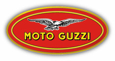 Moto Guzzi Logo Auto Car Bumper Sticker Decal - 3'', 5'', 6'' or 8''