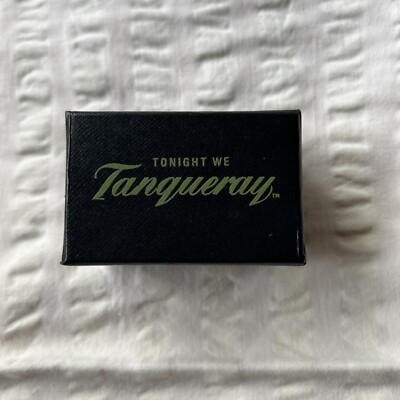 Tanqueray Gin Manschettenknöpfe silber/rot