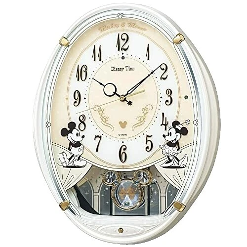 Seiko White Glass Wall Clocks
