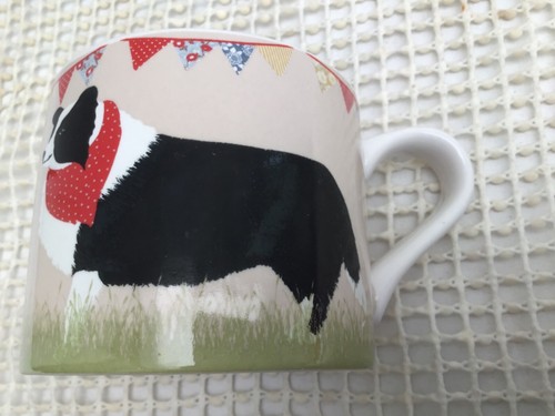 Taza para el hogar Laura Ashley Border Collie oveja perro taza café té vajilla de cerámica - Imagen 4 de 7