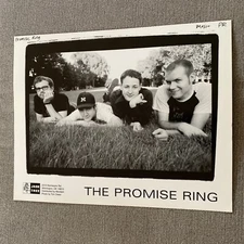 The Promise Ring Press Photo 8x10”. Davey Von Bohlen, See Description.