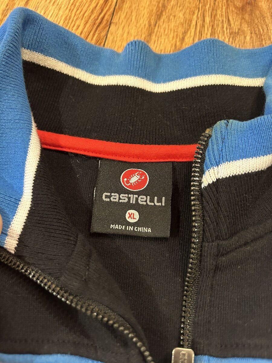 XL Black Castelli Jacket Mens Garmin Cervelo Barracuda XL Black Castelli Jacket Mens Garmin Cervelo Barracuda