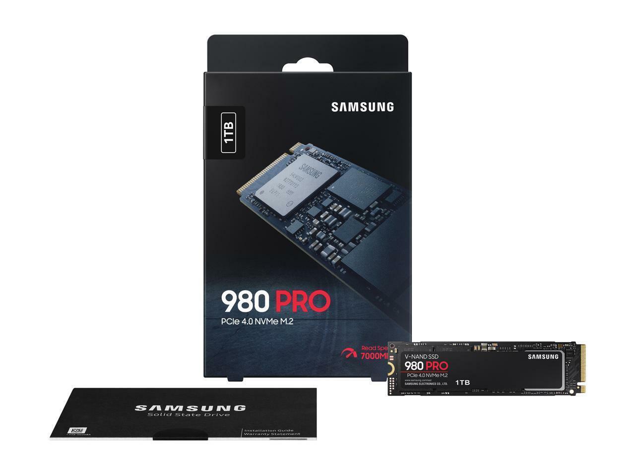 Samsung SSD 980 PRO M.2 PCIe NVMe 1 To pas cher - HardWare.fr