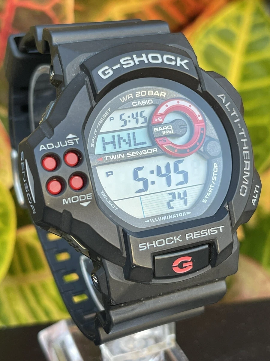 Casio G Shock Watch GDF 100 1AJF Black Module 3255 Quartz Digital Made In Japan