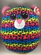 Ty Squish a Boos - DOTTY the Leopard Cushion Pillow (Large Size - 12 Inch) Plush