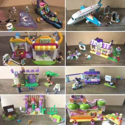 *Build Your Own Huge LEGO Lot Friends Disney Princess Pets Puppy vet Emma Mia