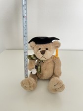 Graduation Plush Bear 6" Black Yellow Grad Gift Class of 2026
