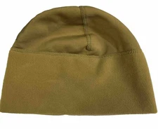USMC Polartec Hardface Wind Pro Fleece Coyote Watch Cap Beanie Small Medium New