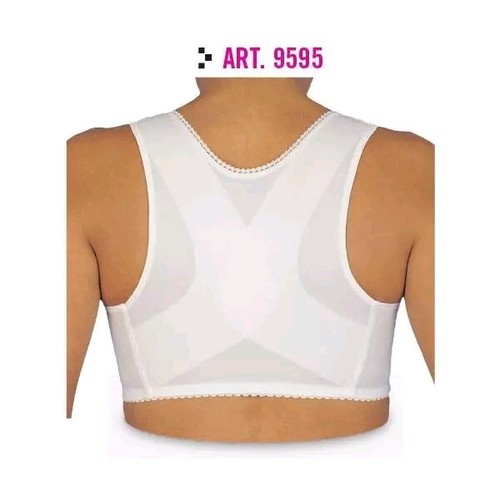 ORIONE Art. 9595 Reggiseno Raddrizzaspalle - Apertura frontale - Nero 2°B - Foto 4 di 5