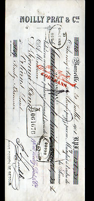 MARSEILLE (13) DESTILLERIE / SPIRITUOSEN & ABSINTH ''NOILLY & PRAT'' 1901